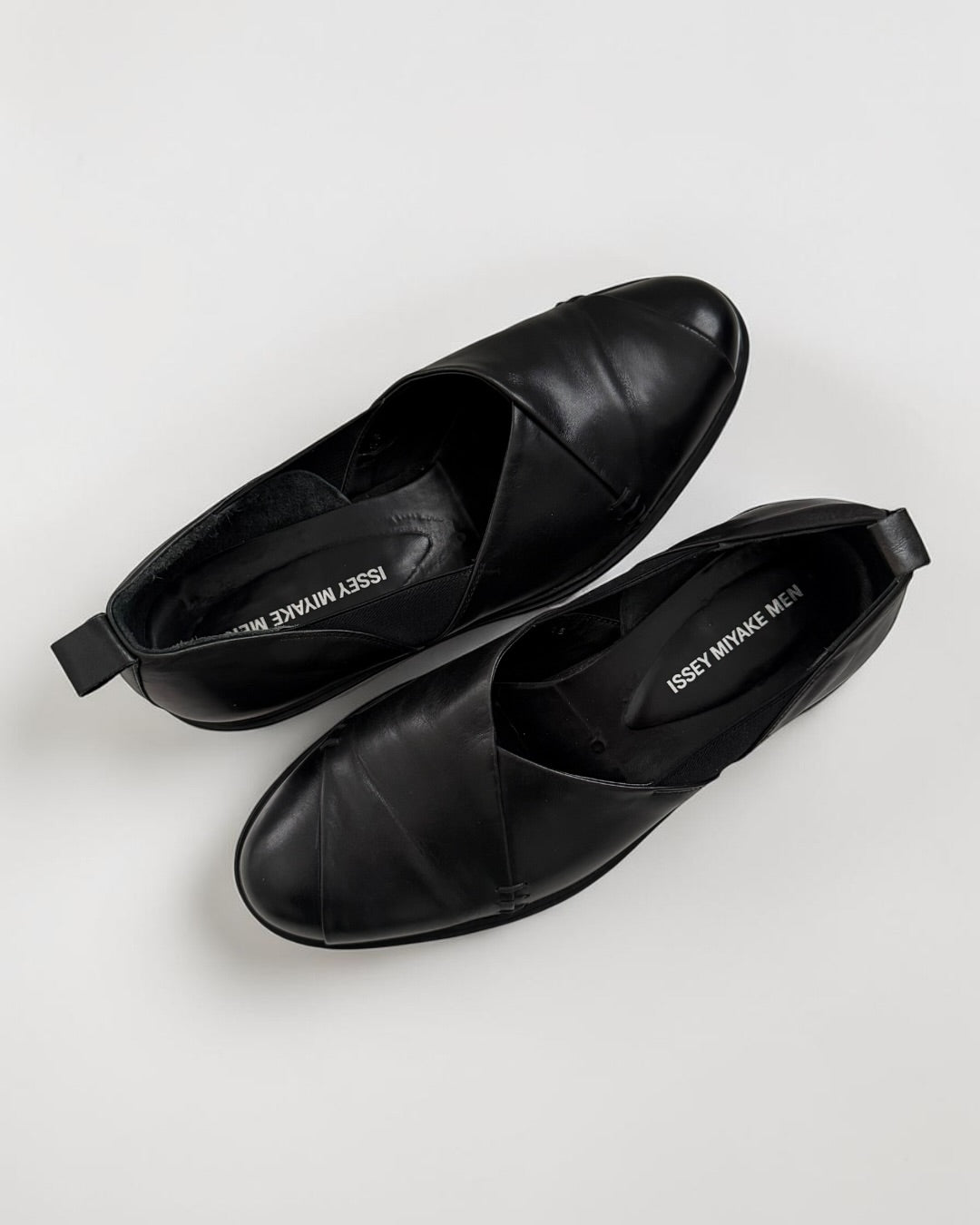 Issey Miyake Vintage Slip-On Leather Derby Shoes - Size US7