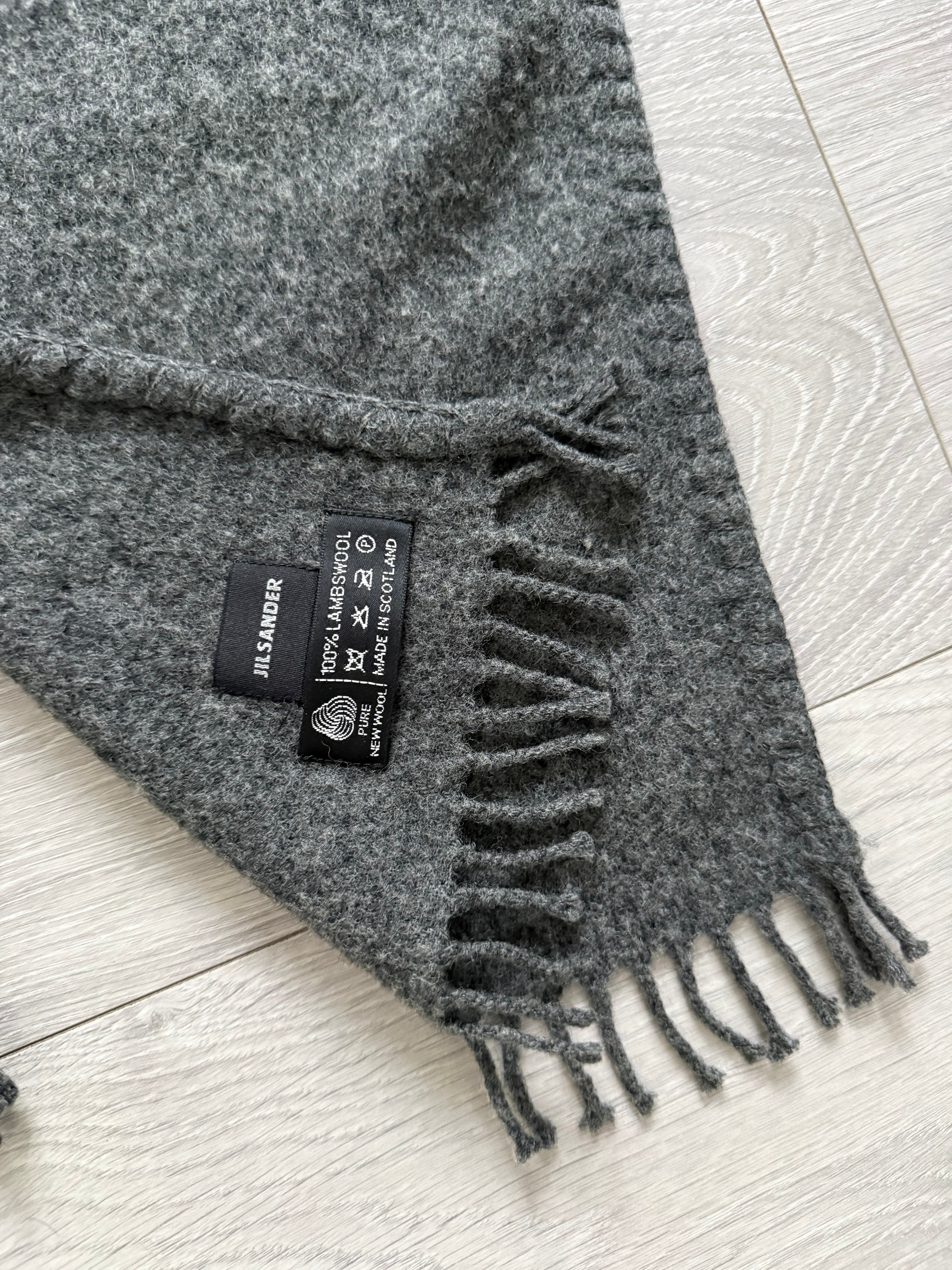 Jil Sander by Raf Simons Wool Scarf Made in Scotland