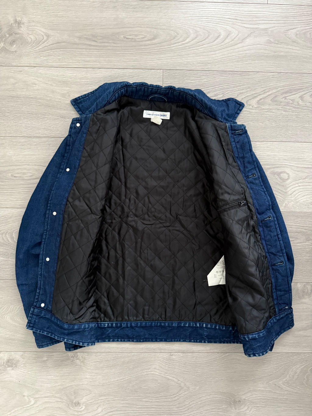 Comme Des Garcons SHIRT 2008 Padded Denim Jacket - Size S