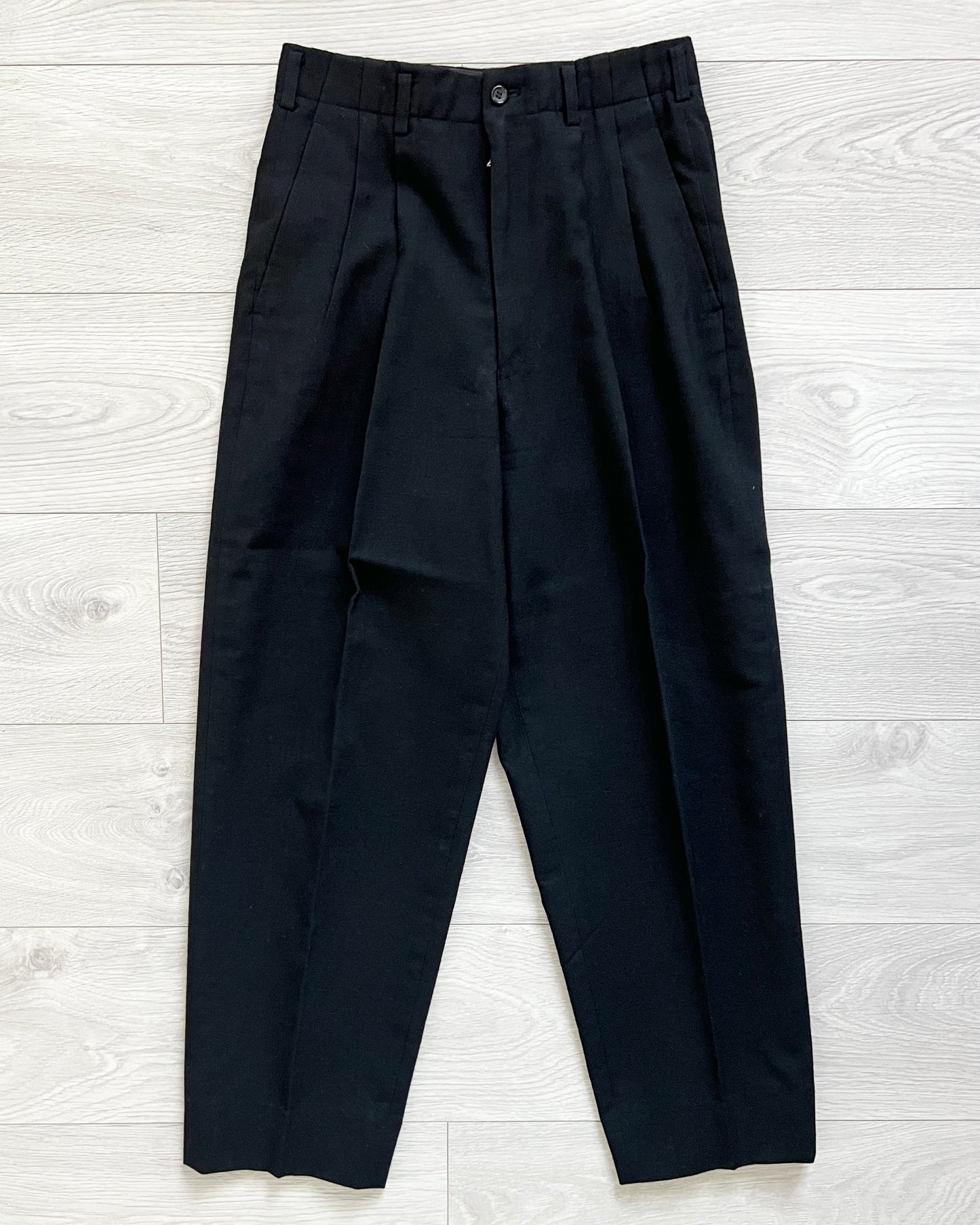 Comme Des Garcons Homme AW1988 Wool Pleated Suit - Size M Jacket / 30" Waist Trousers