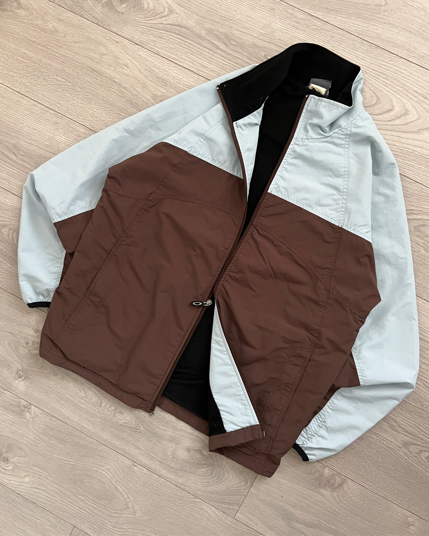 Oakley FW2005 Two-Tone Fleece Lined Panelled Jacket - Size M