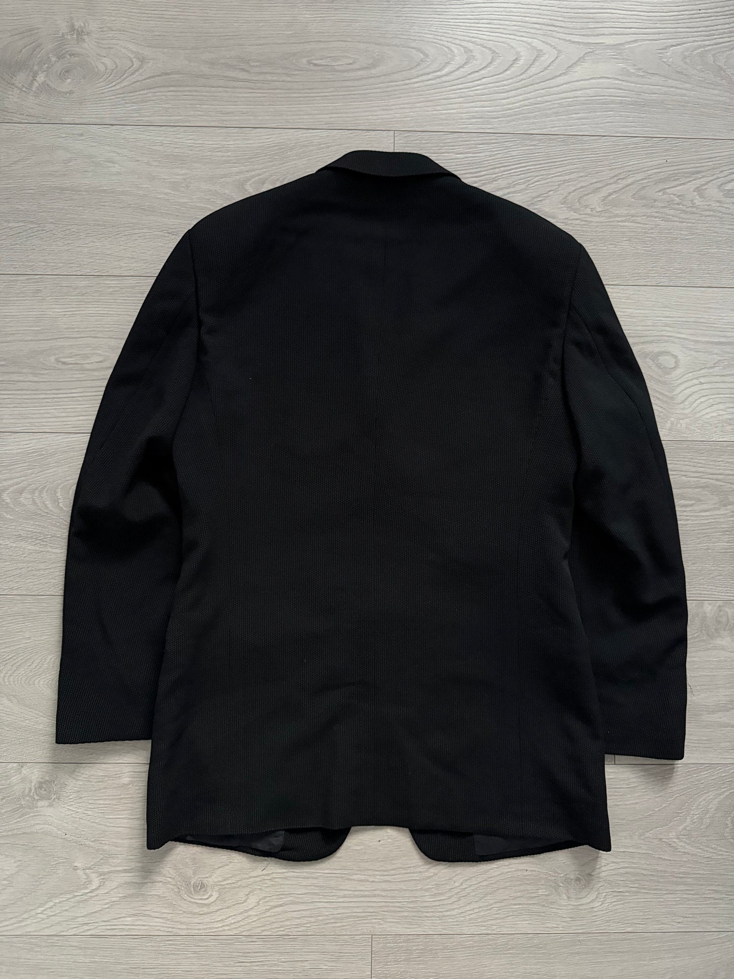 Armani 1990s Pleated 3B Textured Suit - Size M Jacket / 32" Waist