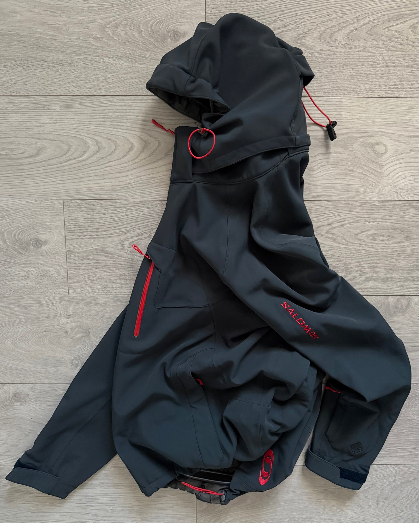 Salomon 00s Waterproof Panelled Fleece Lined Technical Jacket - Size XL