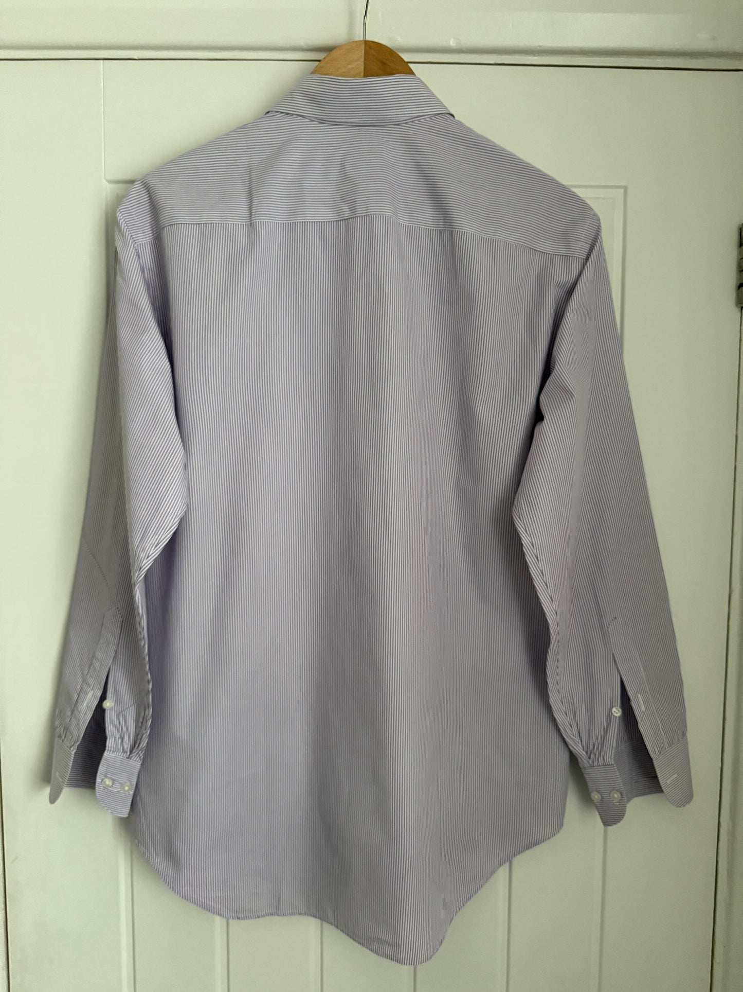 Armani 2004 Striped Snap Collar Shirt - Size M