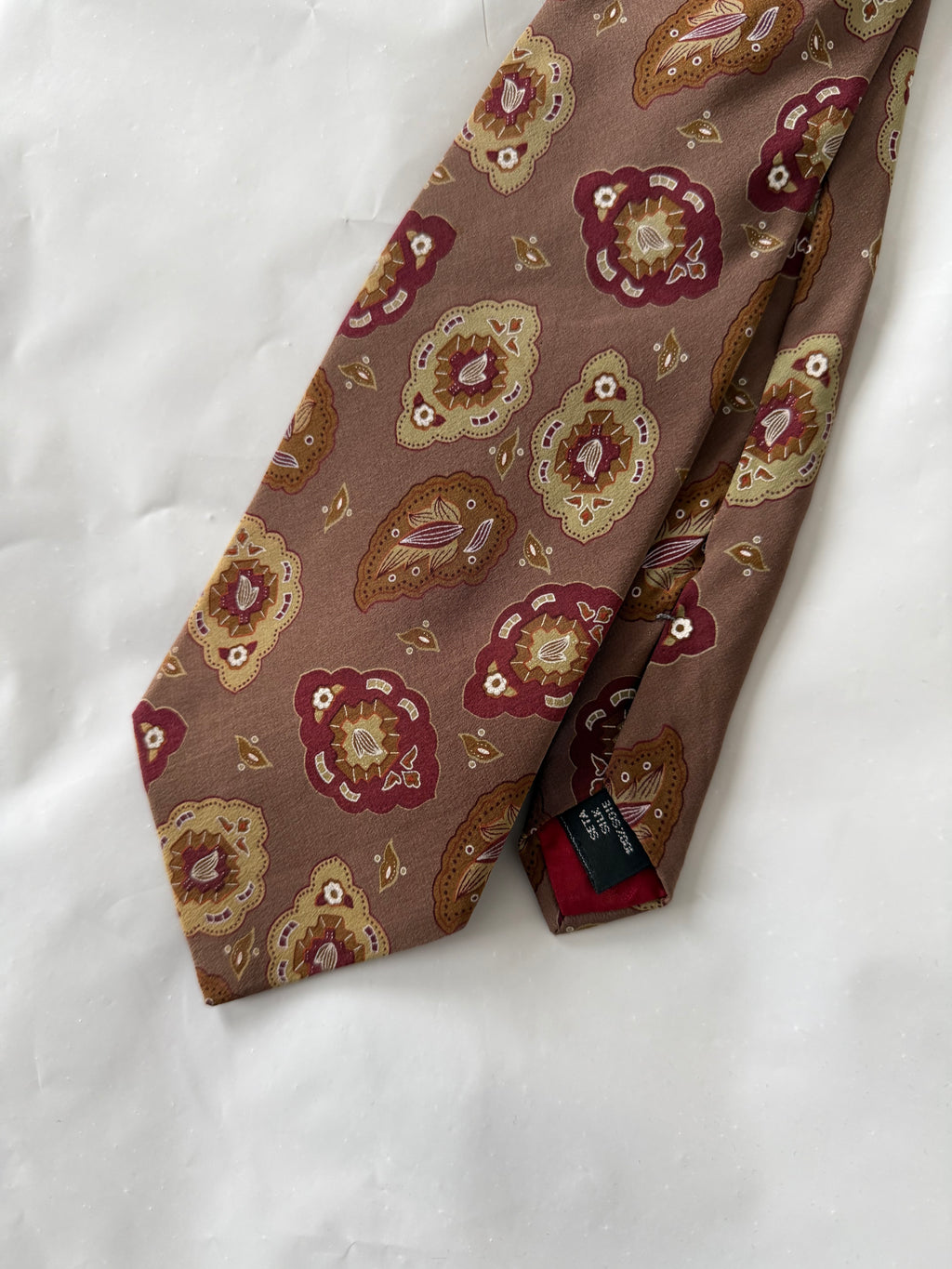Guy Laroche Paris 1990s Silk Tie