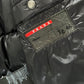 Prada AW2013 Nylon Plaque Logo Down Bomber Jacket - Size S