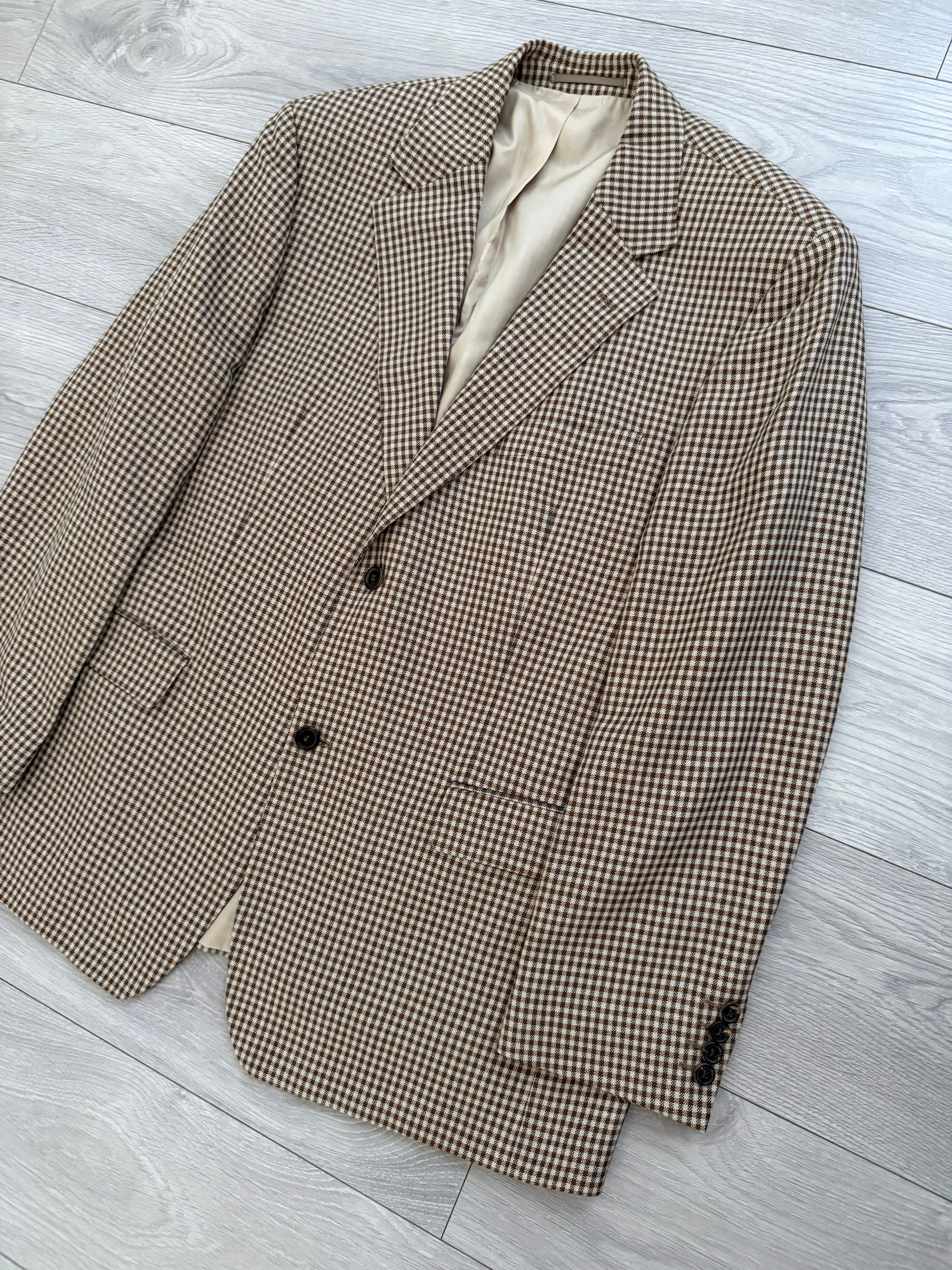 Hugo Boss 1980s 2B Silk Linen Wool Sport Jacket Blazer  - Size XXL