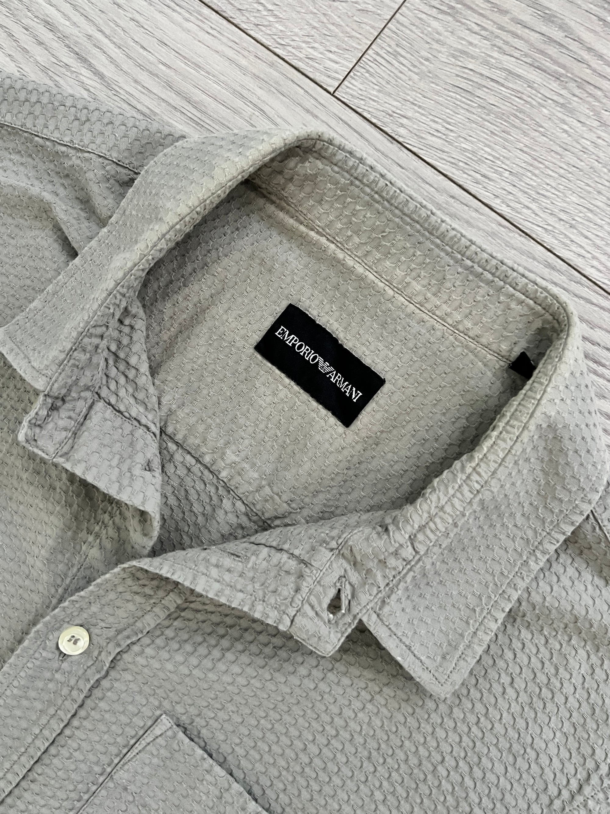 Emporio Armani 1990s Textured Shirt - Size S