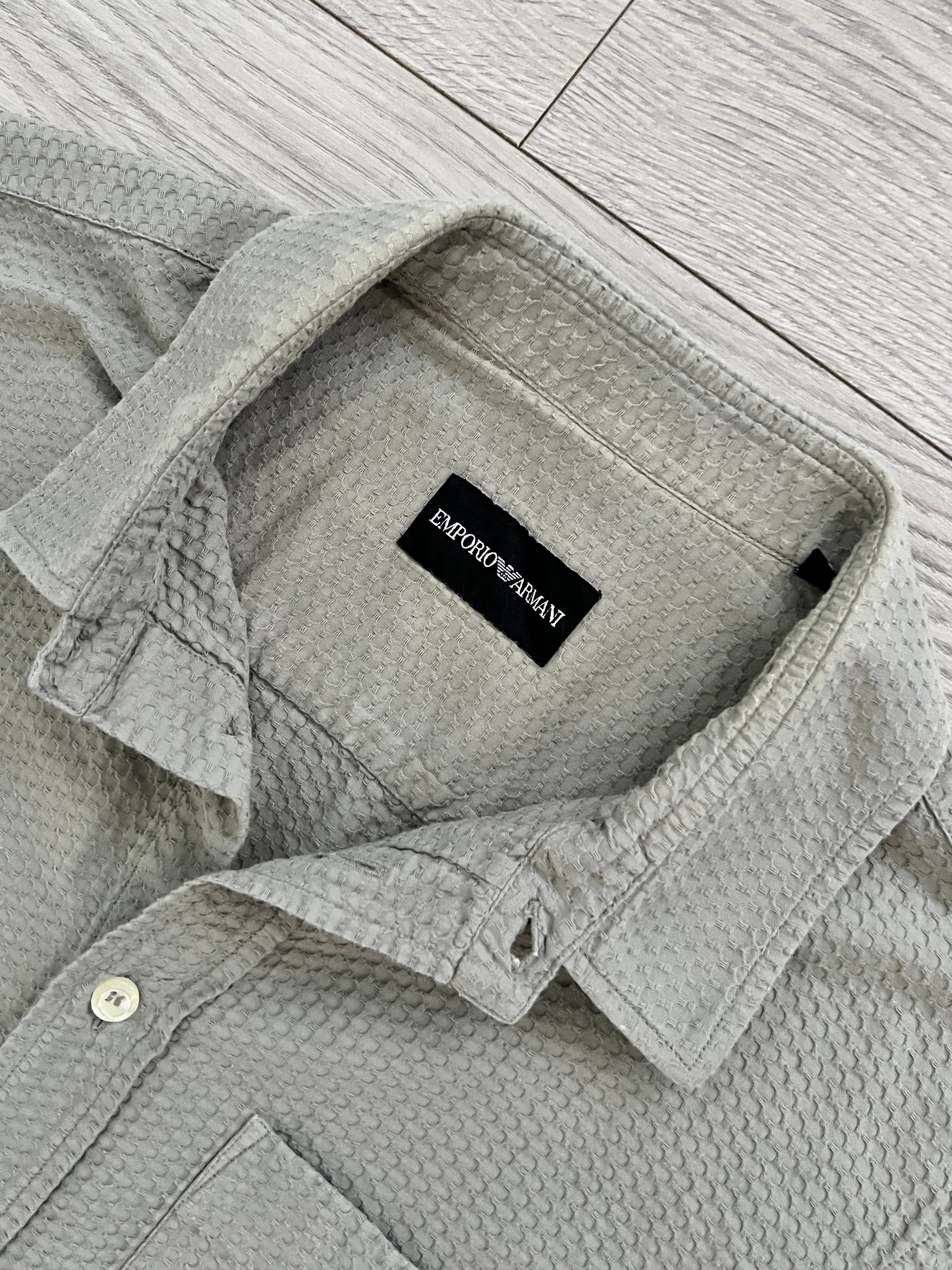Emporio Armani 1990s Textured Shirt - Size S