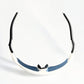 Oakley Radar EV Path Sunglasses in Polished White/Low Light Blue Lenses