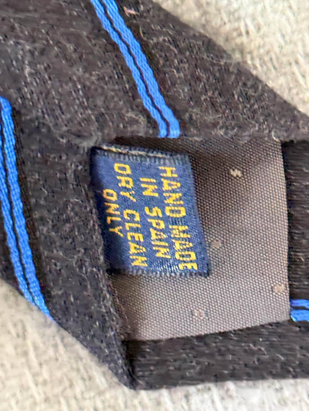 Celine 1990s Wool Silk Tie
