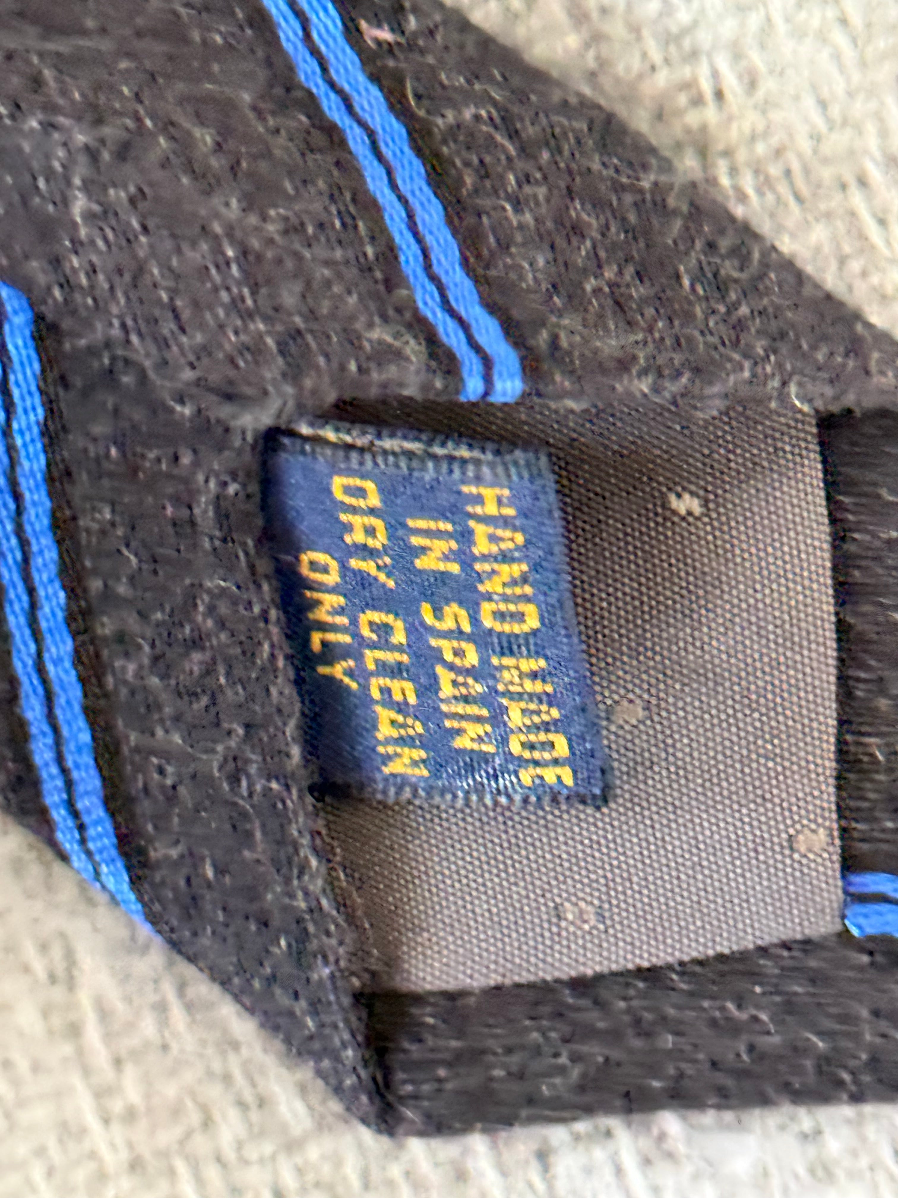 Celine 1990s Wool Silk Tie