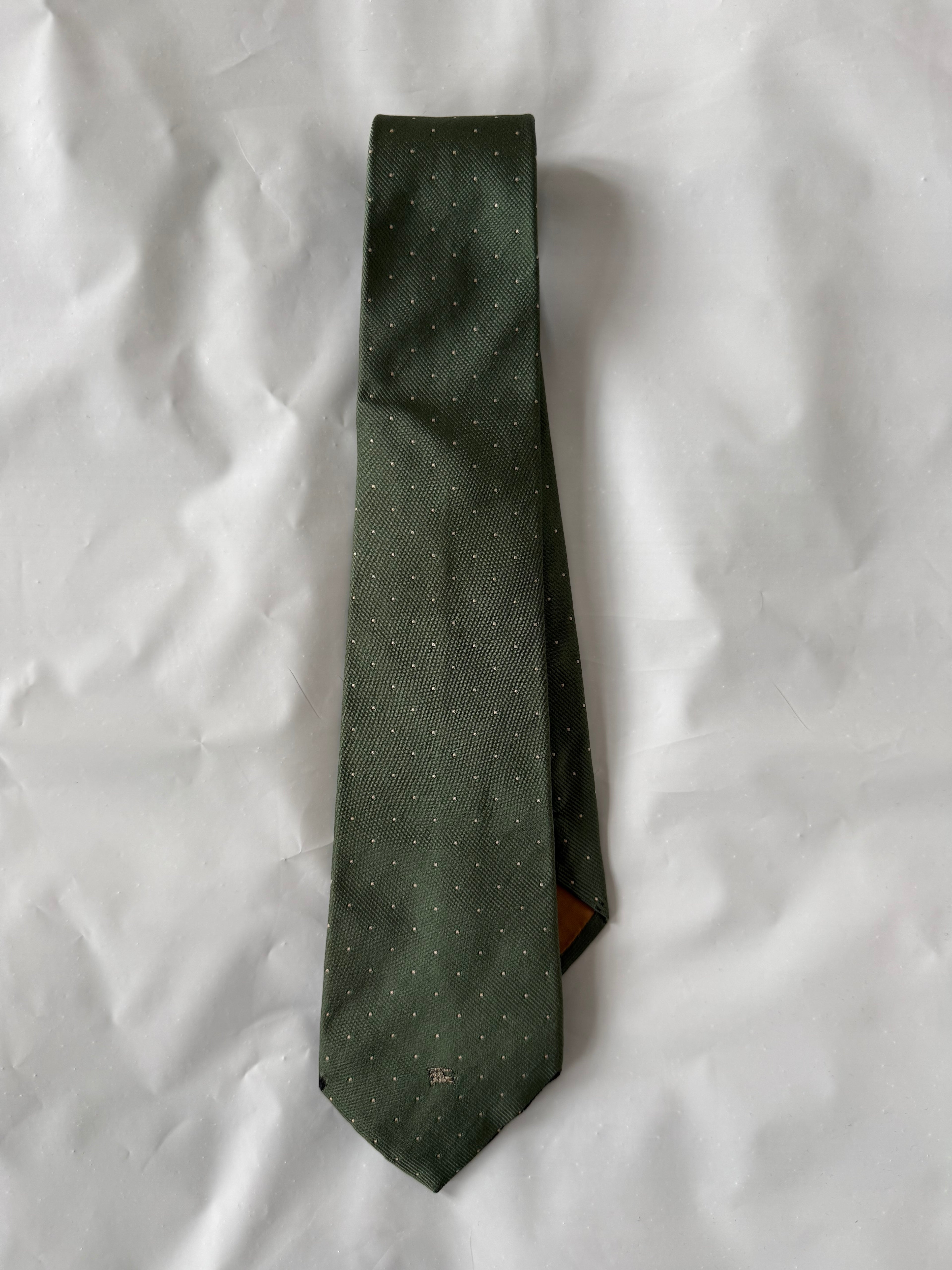 Burberry 1990s Silk Tie