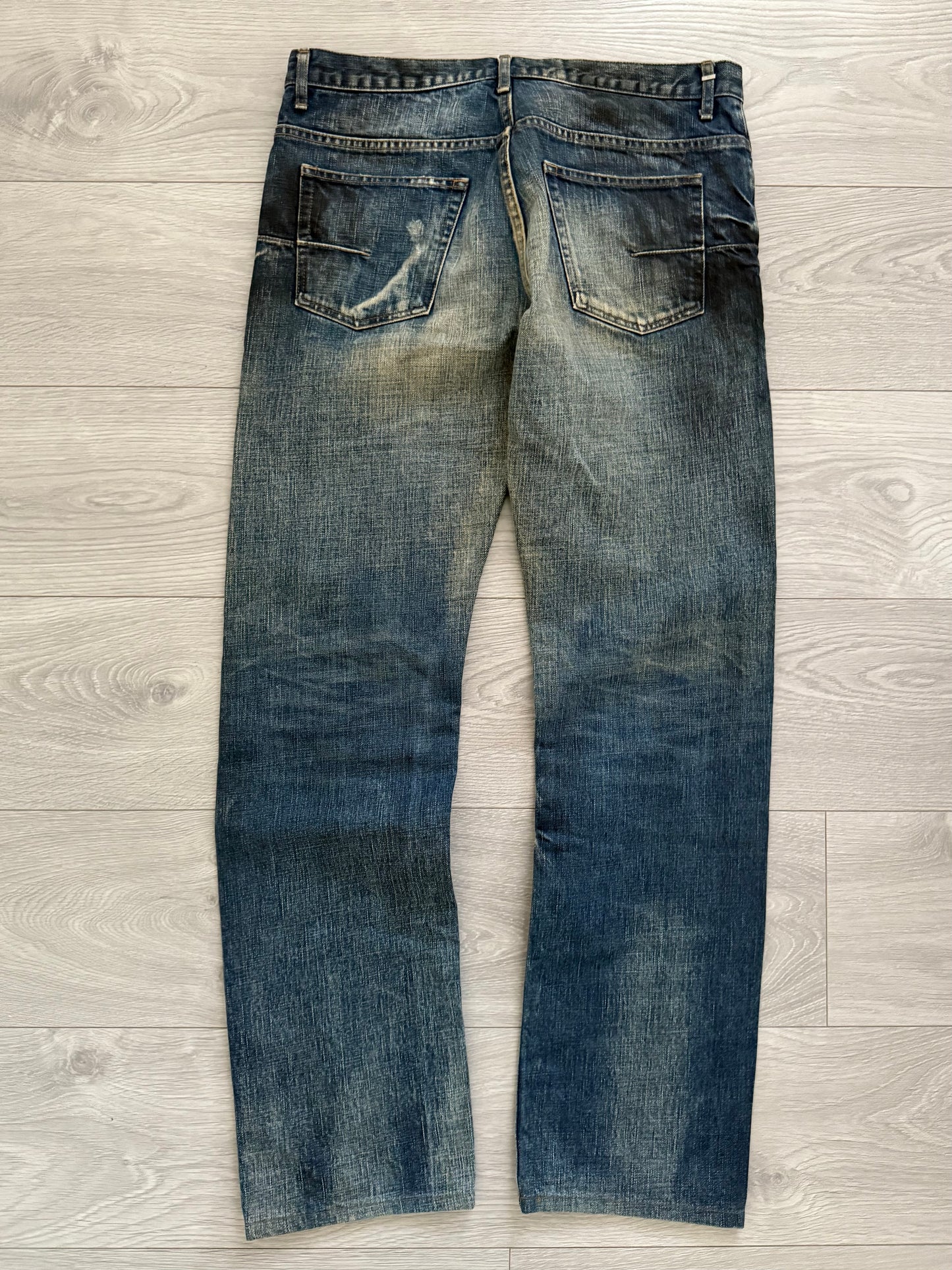 Dior Homme SS2010 'Oil Stained' Denim - Size 32