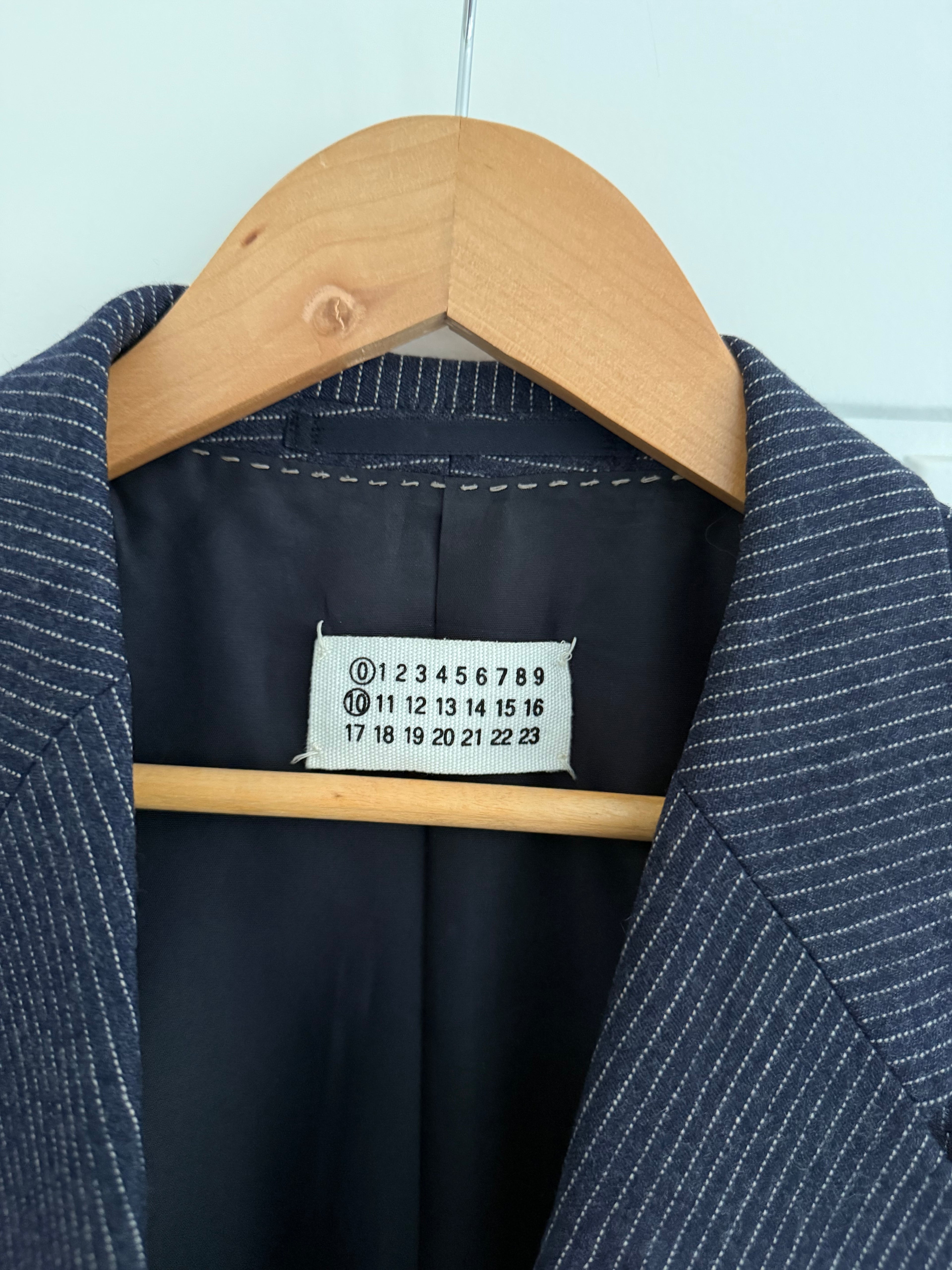 Maison Martin Margiela AW2004 Artisanal Line (0)(10) Reconstructed Patchwork Blazer Jacket - Size M