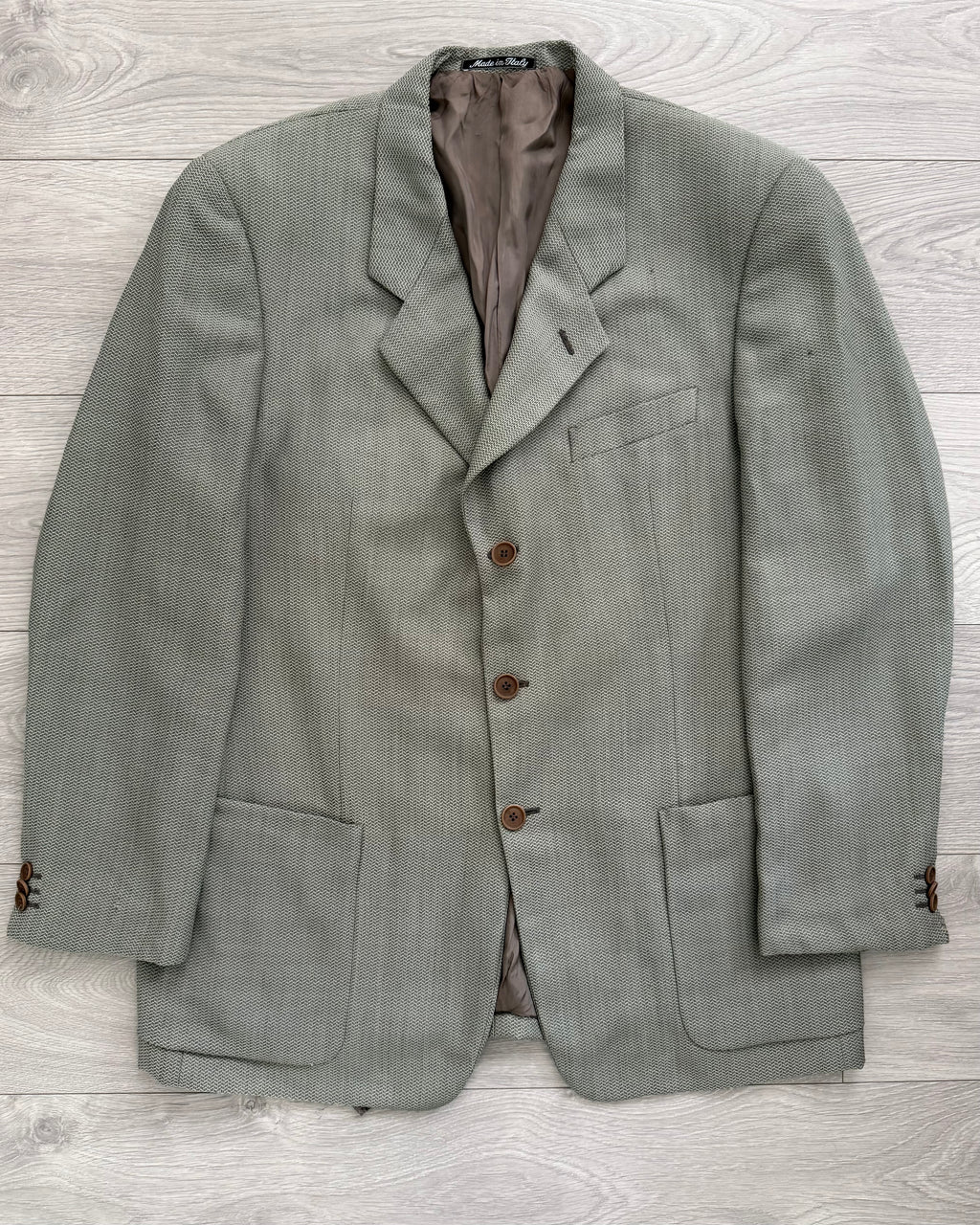 Giorgio Armani 1980s 3B Wool Sports Jacket Blazer - Size XL