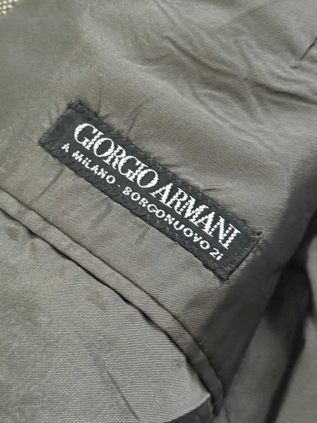 Giorgio Armani 1990s Double-Breasted Pleated Relaxed Suit - Size S Jacket / 28" Waist