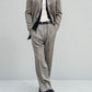 Giorgio Armani 1990s 3B Herringbone Weave Pleated Wool Suit - Size M Jacket / 32" Waist