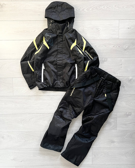 Salomon 1990s Waterproof Ski Jacket & Trousers Set - Size S Jacket / M Pants