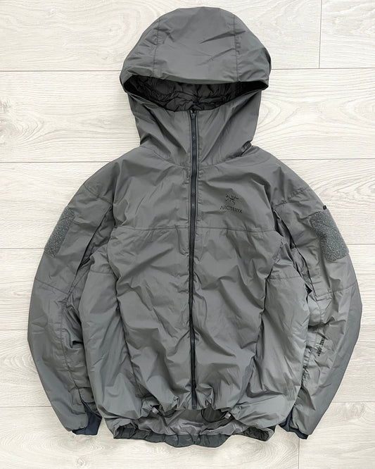 Arcteryx LEAF Cold WX LT Gore Windstopper Hooded Jacket in Wolf Grey - Size M