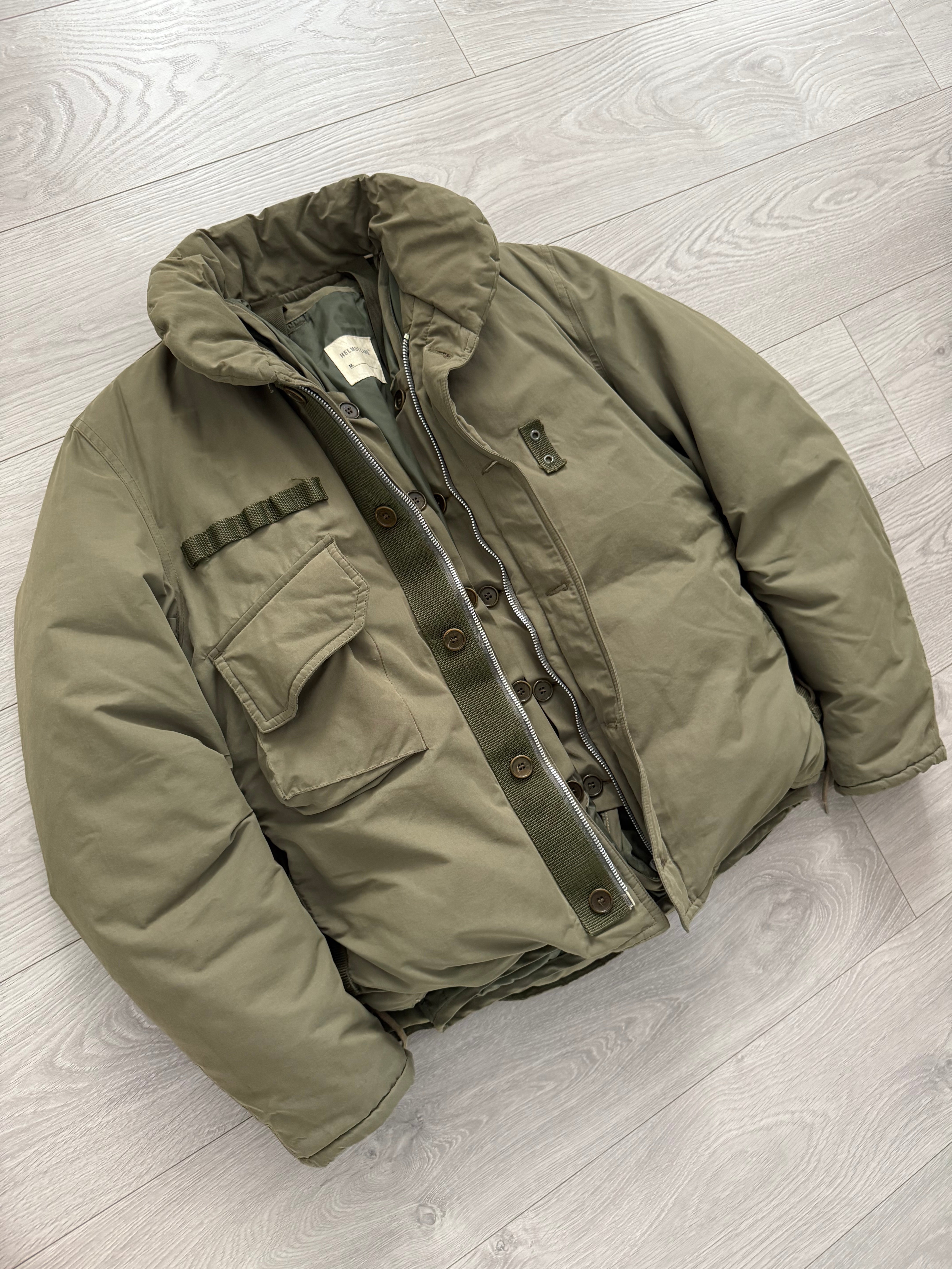 Helmut Lang FW1999 Down Filled M69 Flak Military Jacket - Size S