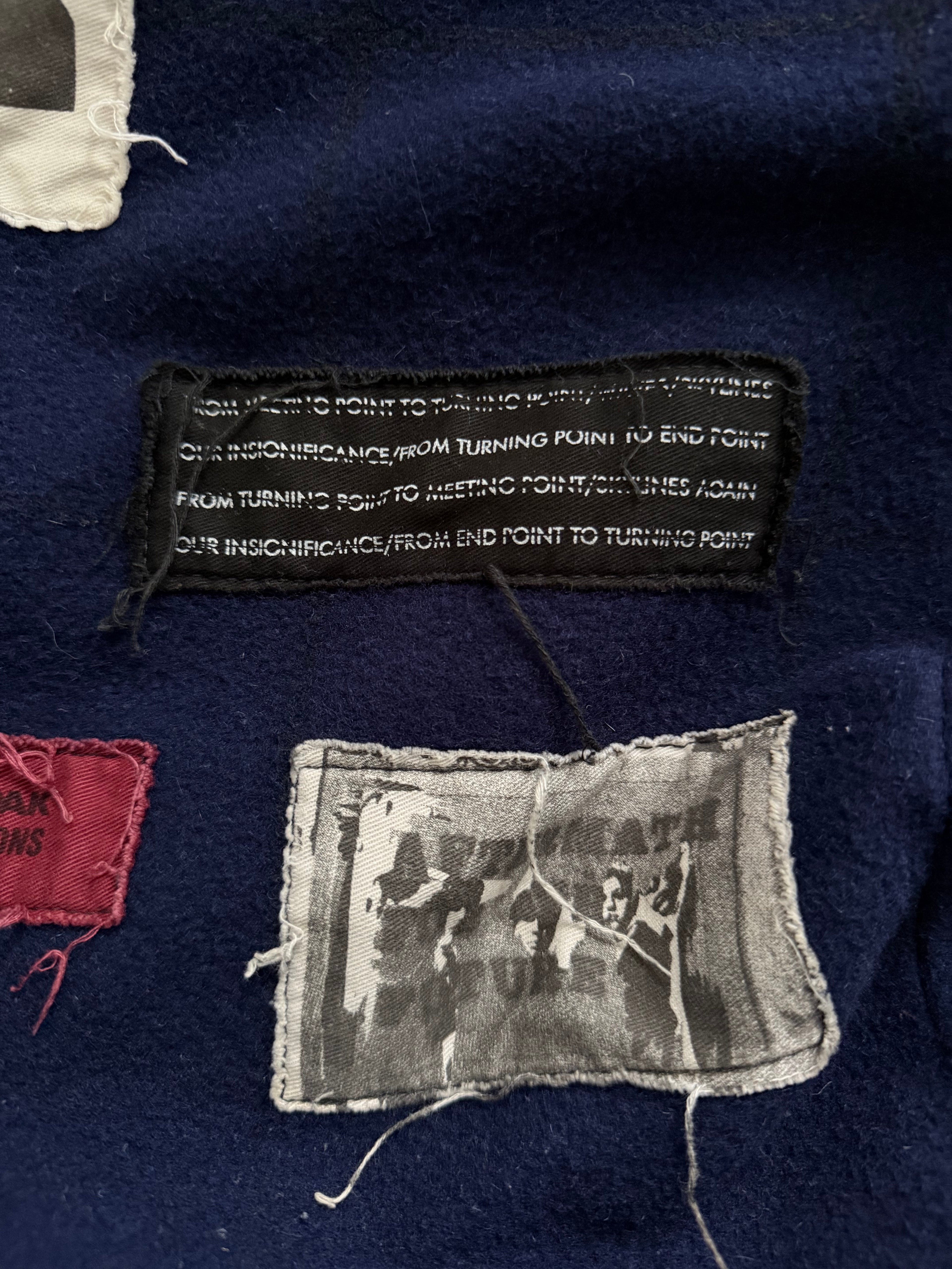 Raf Simons x Eastpak 2008 Wool Patchwork Bucket Bag