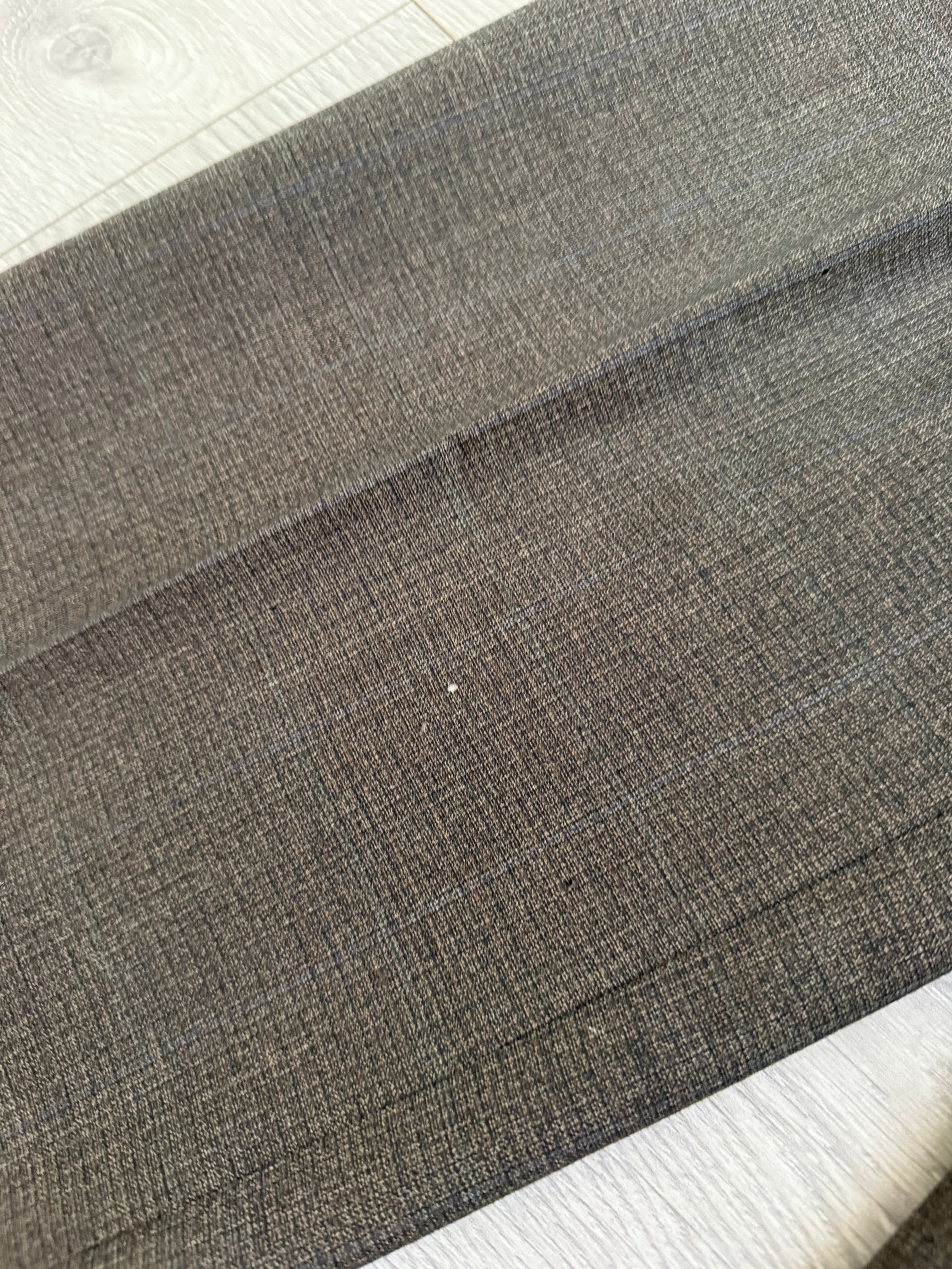 Burberry 1990s Peak Lapel Double Breasted Pleated Textured Brown Suit - Size M Jacket / 32" Waist