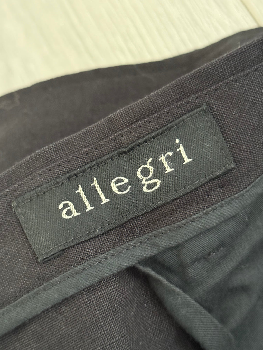 Allegri Armani 1990s Cotton Linen Pants - Size 33" Waist