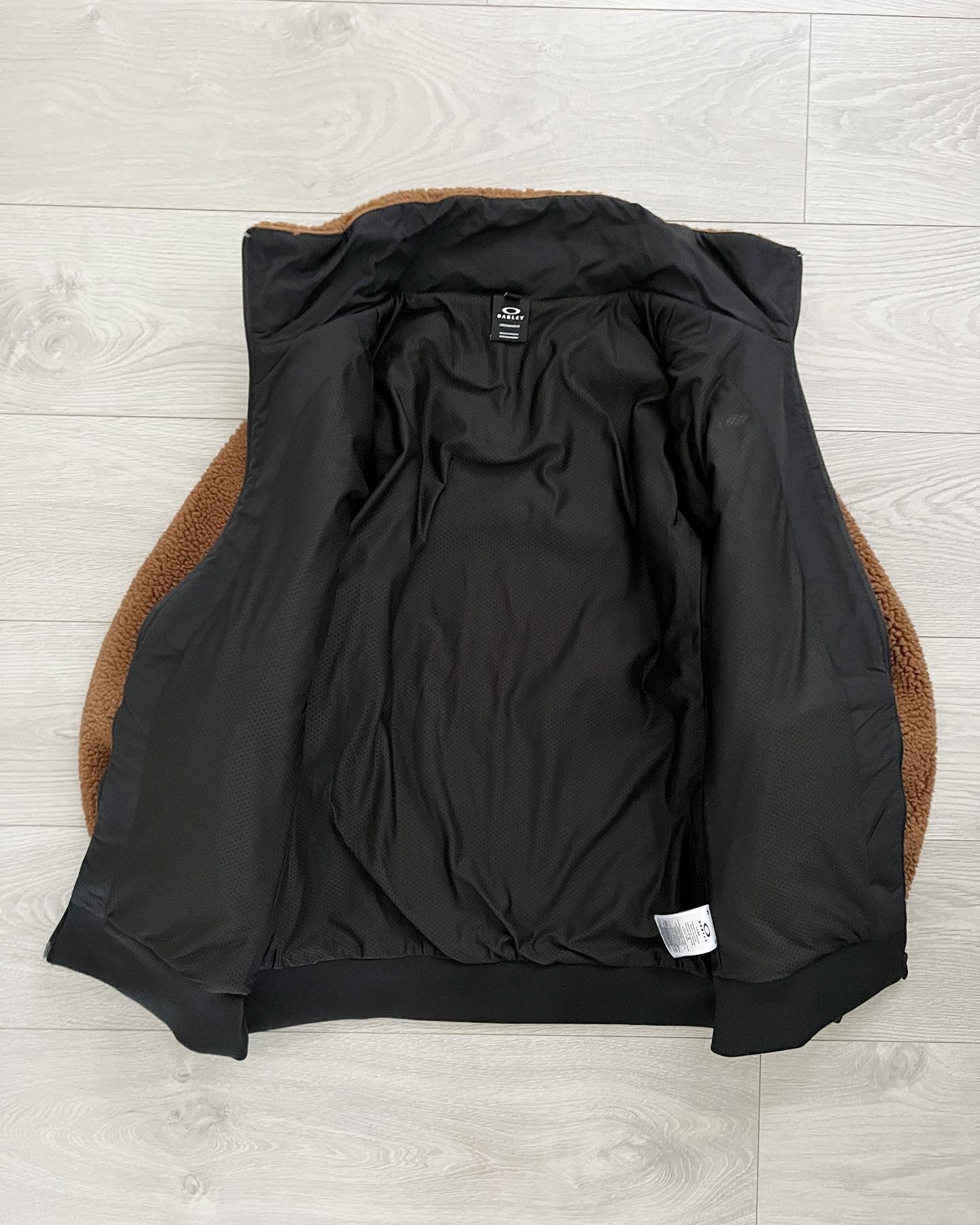 Oakley Boa Brown Fleece Jacket - Size XL