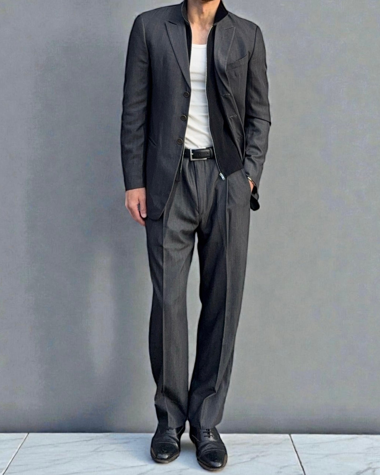 Giorgio Armani 1990s Pleated Suit - Size M Jacket / 32" Waist