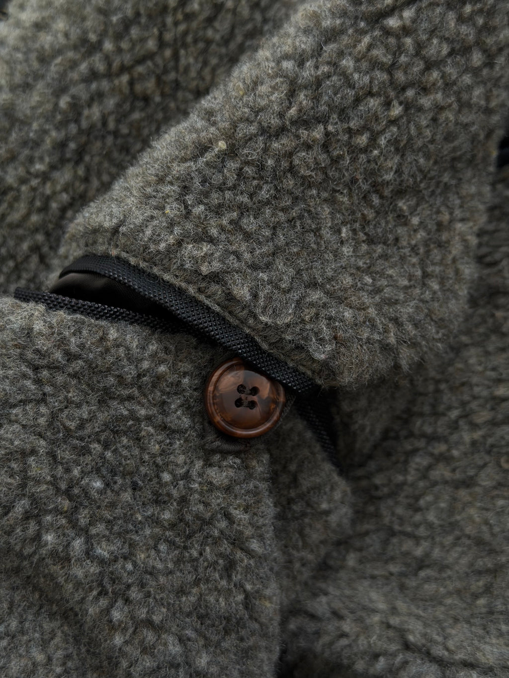 Giorgio Armani 1980s Wool Lined Military Jacket - Size L