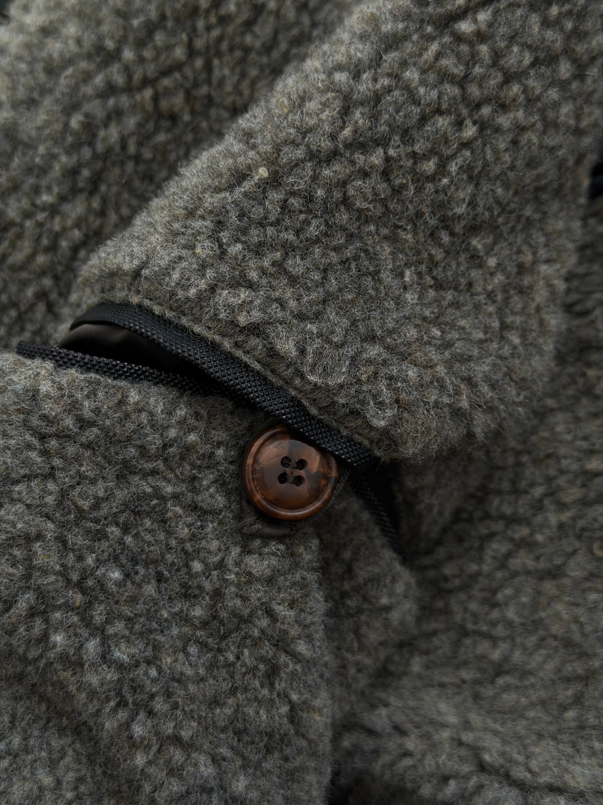 Giorgio Armani 1980s Wool Lined Military Jacket - Size L