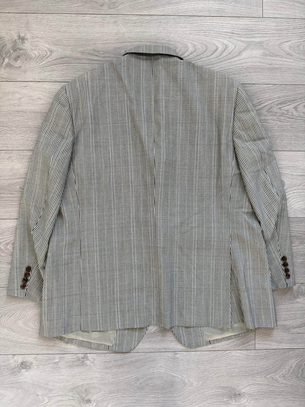 Burberry 1980s 2B Silk Wool Sports Blazer Jacket - Size XXL