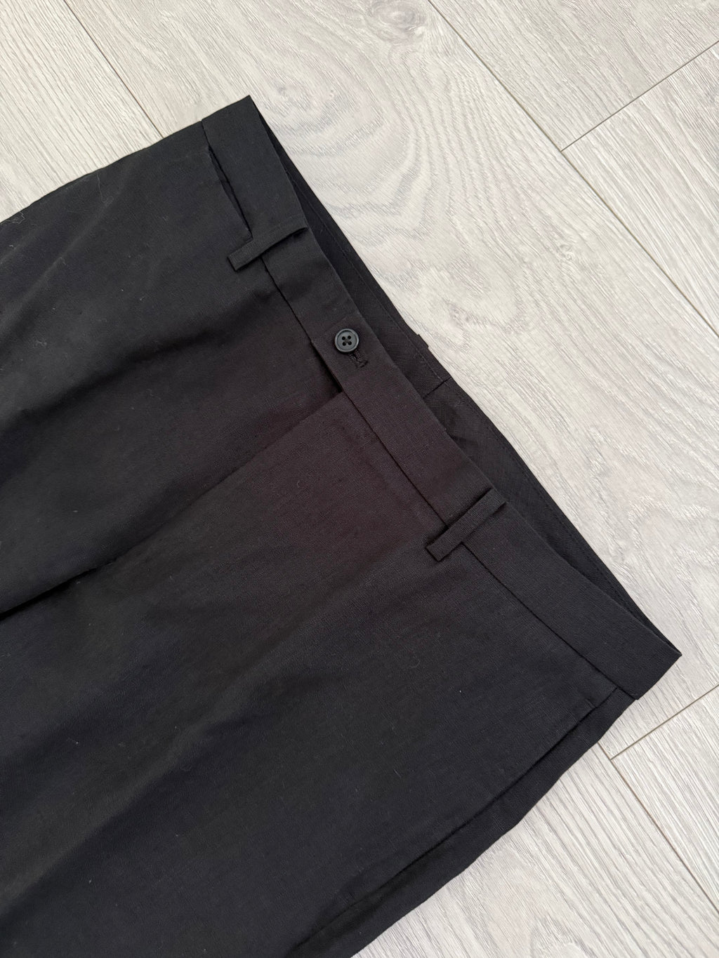 Allegri Armani 1990s Cotton Linen Pants - Size 33" Waist