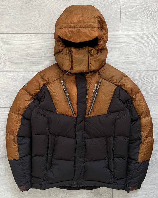 Montbell 00s Windstopper Technical Down Panelled Puffer Jacket - Size S