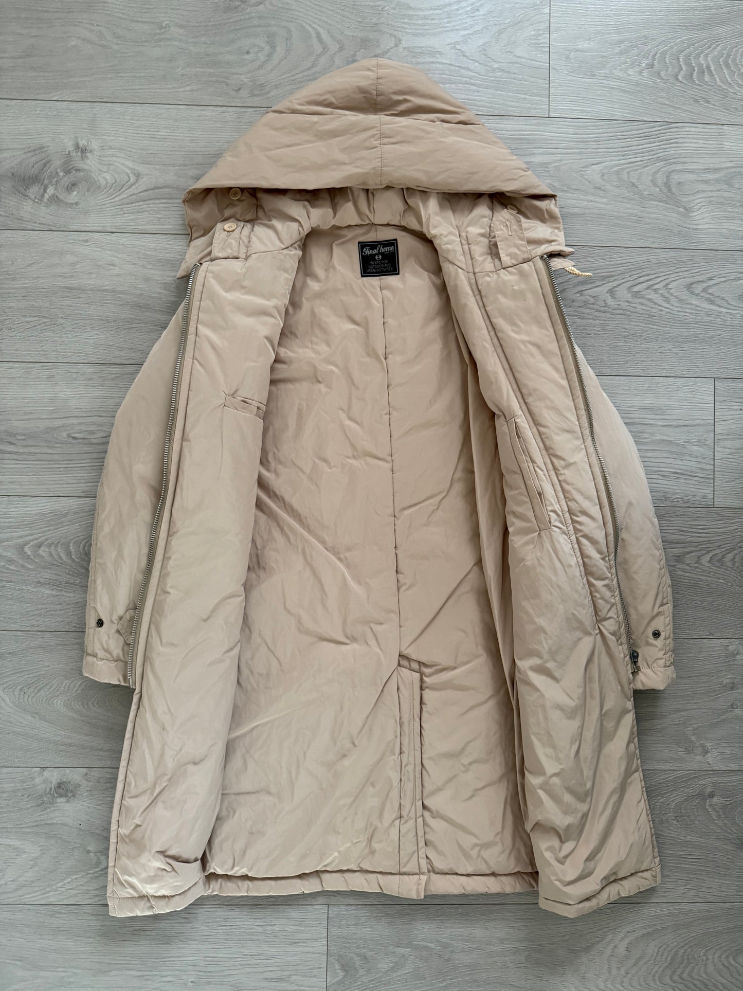 Final Home 1990s Insulated Padded Military Parka - Size M