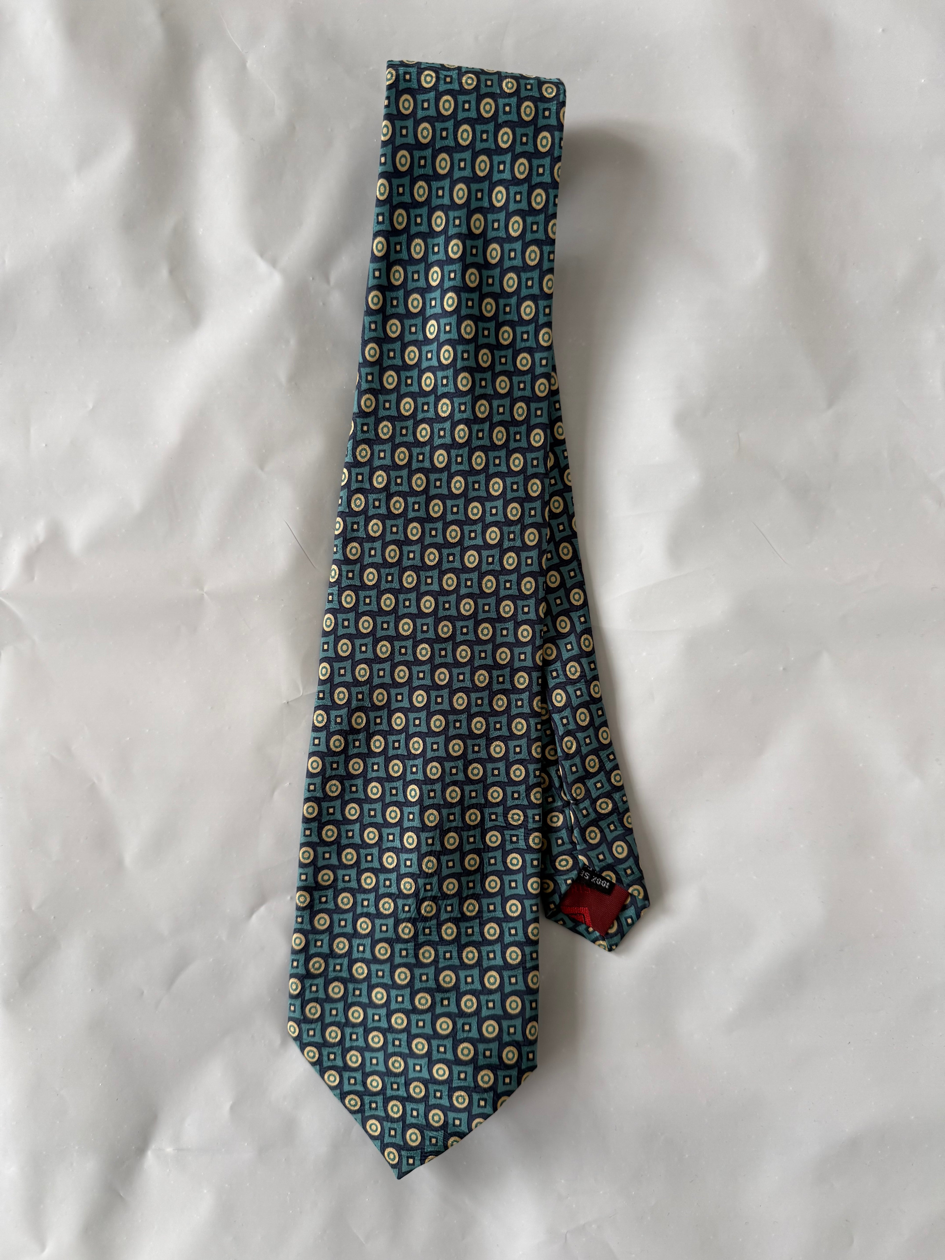 Guy Laroche Paris 1990s Silk Tie
