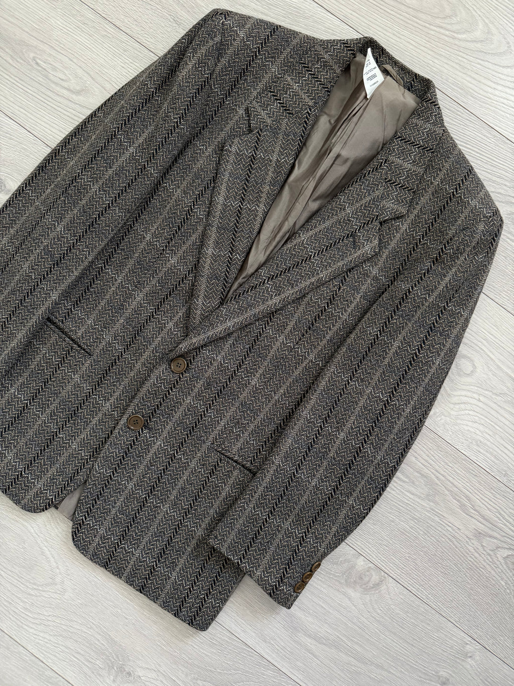 Giorgio Armani Black Label 1990s 2B Textured Sports Jacket Blazer - Size S