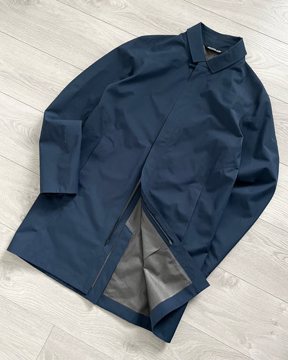 Arcteryx Keppel Waterproof Trench Coat Blue - Size M