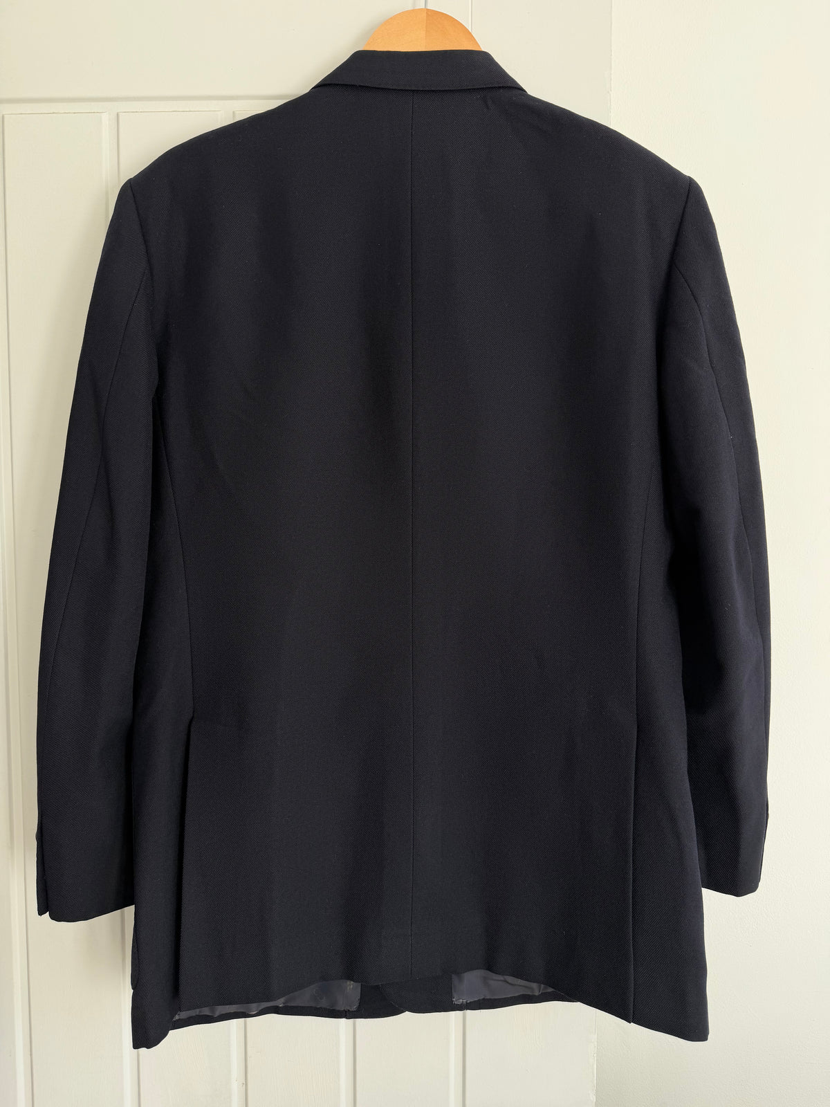 Dior 1980s 2B Metal Button Navy Wool Sport Jacket Blazer  - Size M