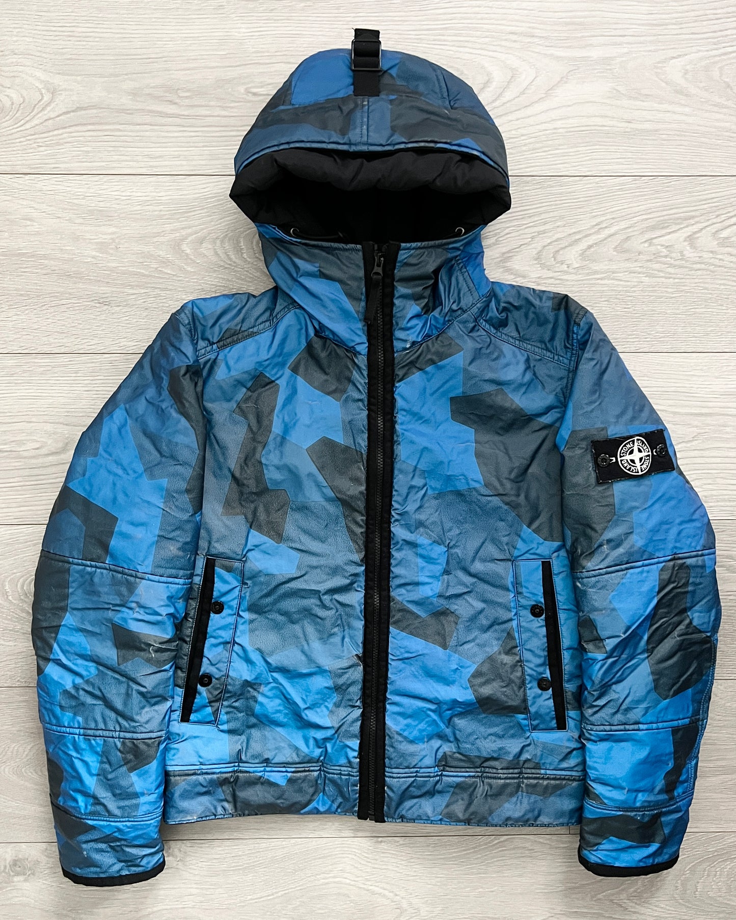 Stone Island AW2012 30th Anniversary Glass Camo Reflective Jacket - Size M