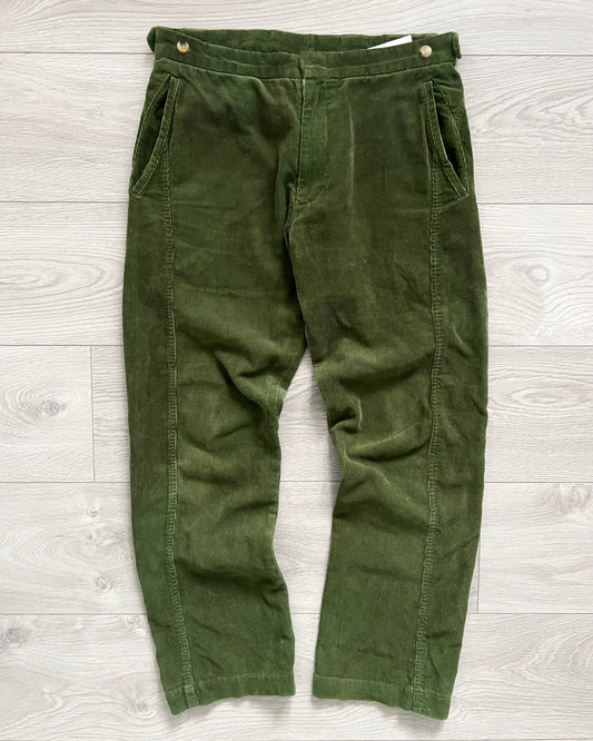 Comme Des Garcons Homme Plus AW03 Green Cord Pants - Size 30