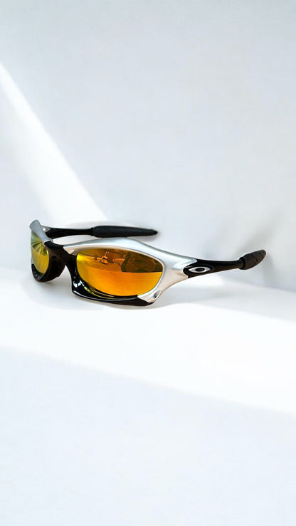 Oakley 2003 Splice FMJ 5.56/Polished Black/Fire Iridium