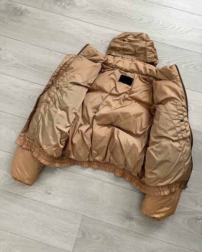 Prada Mainline 00s Goose Down Nylon Puffer Jacket - Size S