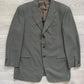 Armani 1990s Pleated Grey Wool Relaxed Suit - L Jacket / 36" Waist
