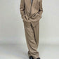 Giorgi Armani 1980s Pleated Double-Breasted Suit - Size L Jacket / 34" Waist