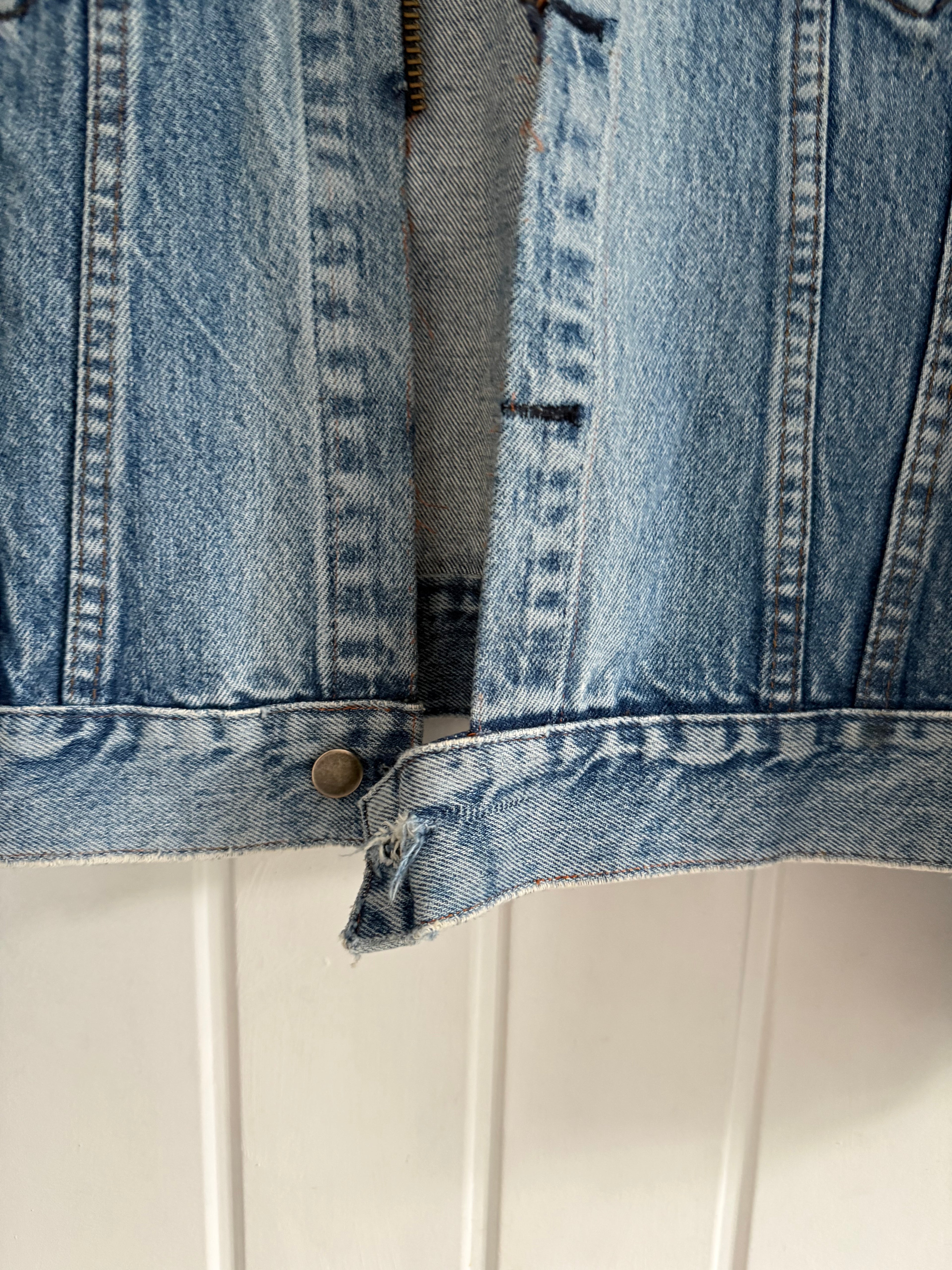 Maison Martin Margiela SS2002 Artisanal Line (0)(10) Reconstructed Denim Patchwork Jacket - Size L