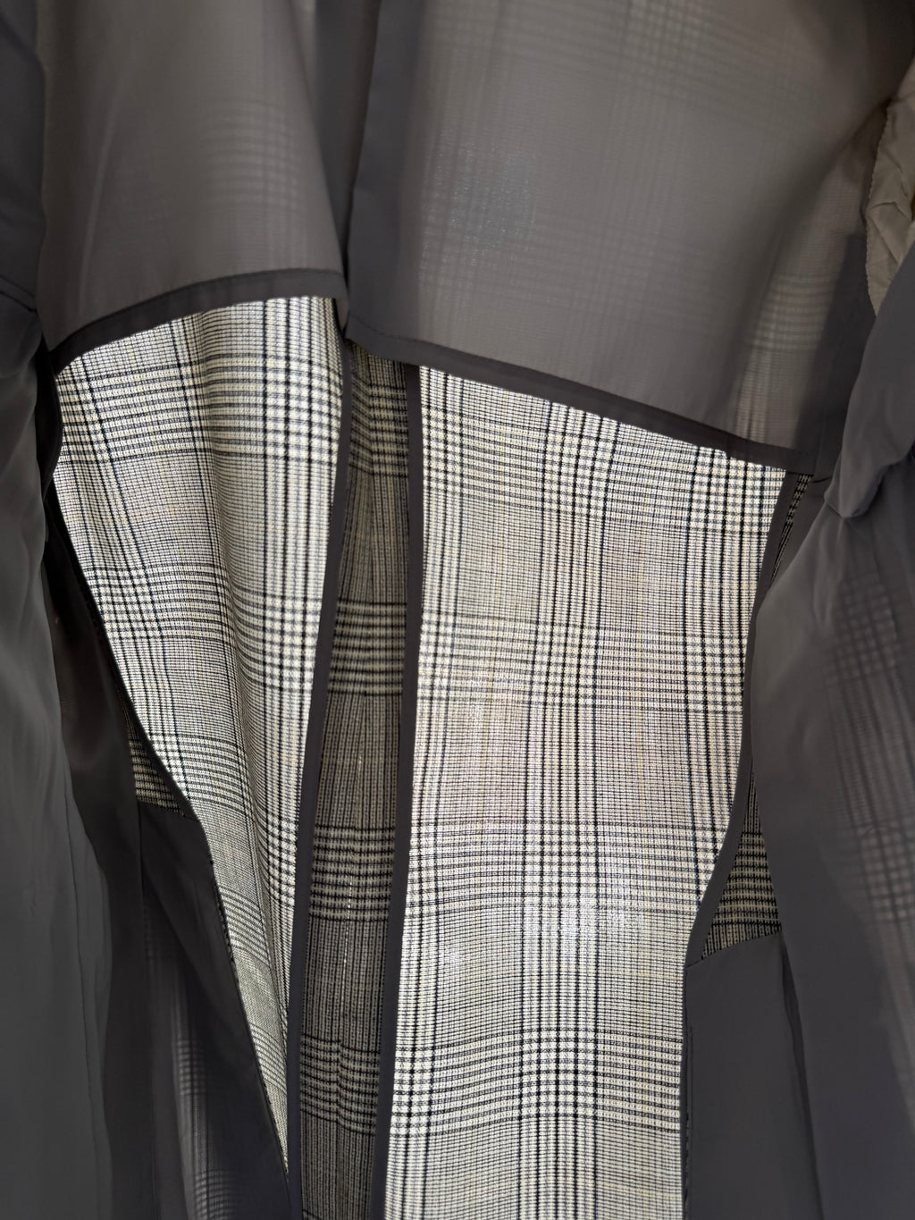 Burberry 1990s 2B Wool Grey Lightweight Partially Lined Sports Jacket Blazer - Size S