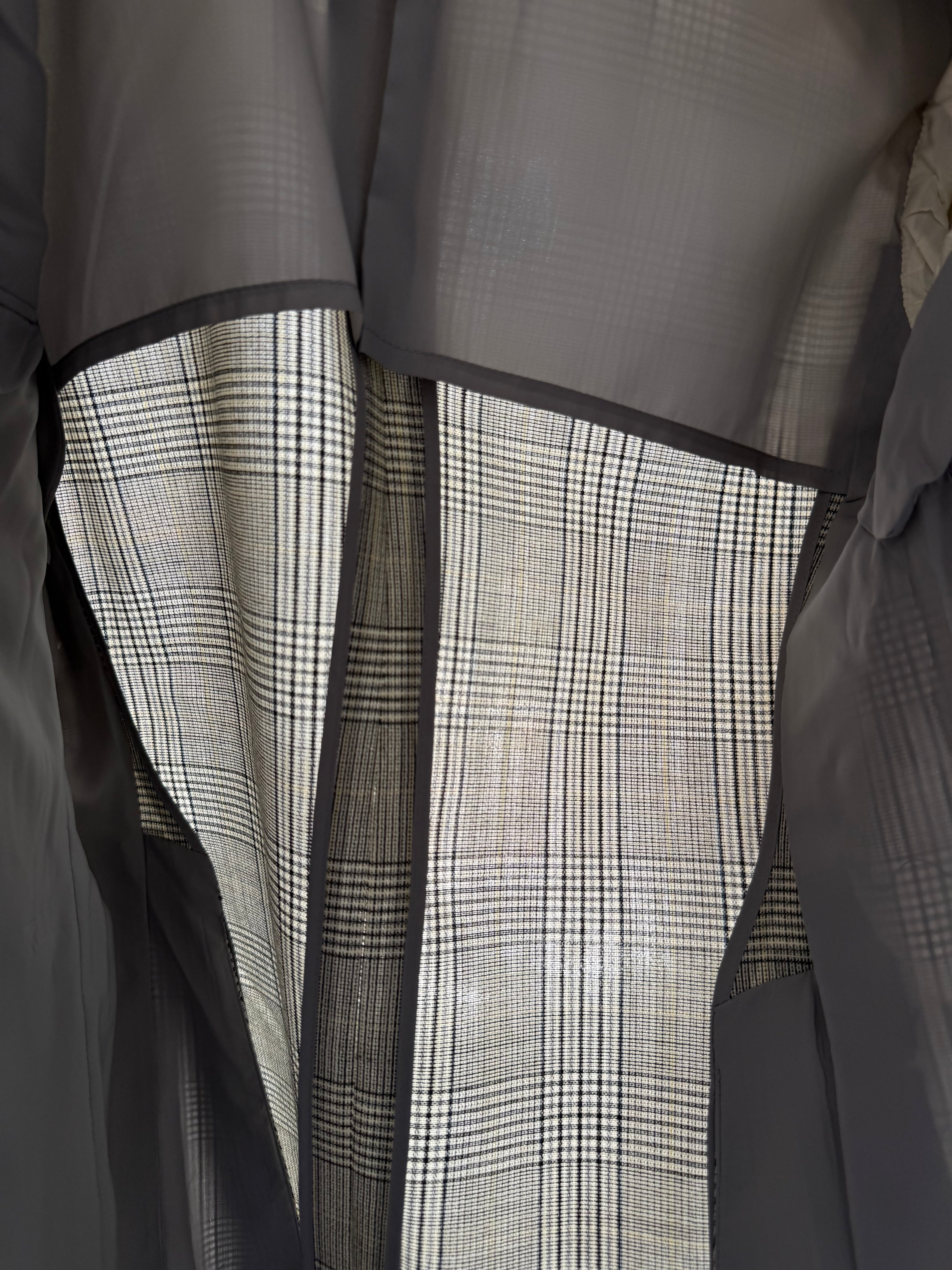 Burberry 1990s 2B Wool Grey Lightweight Partially Lined Sports Jacket Blazer - Size S