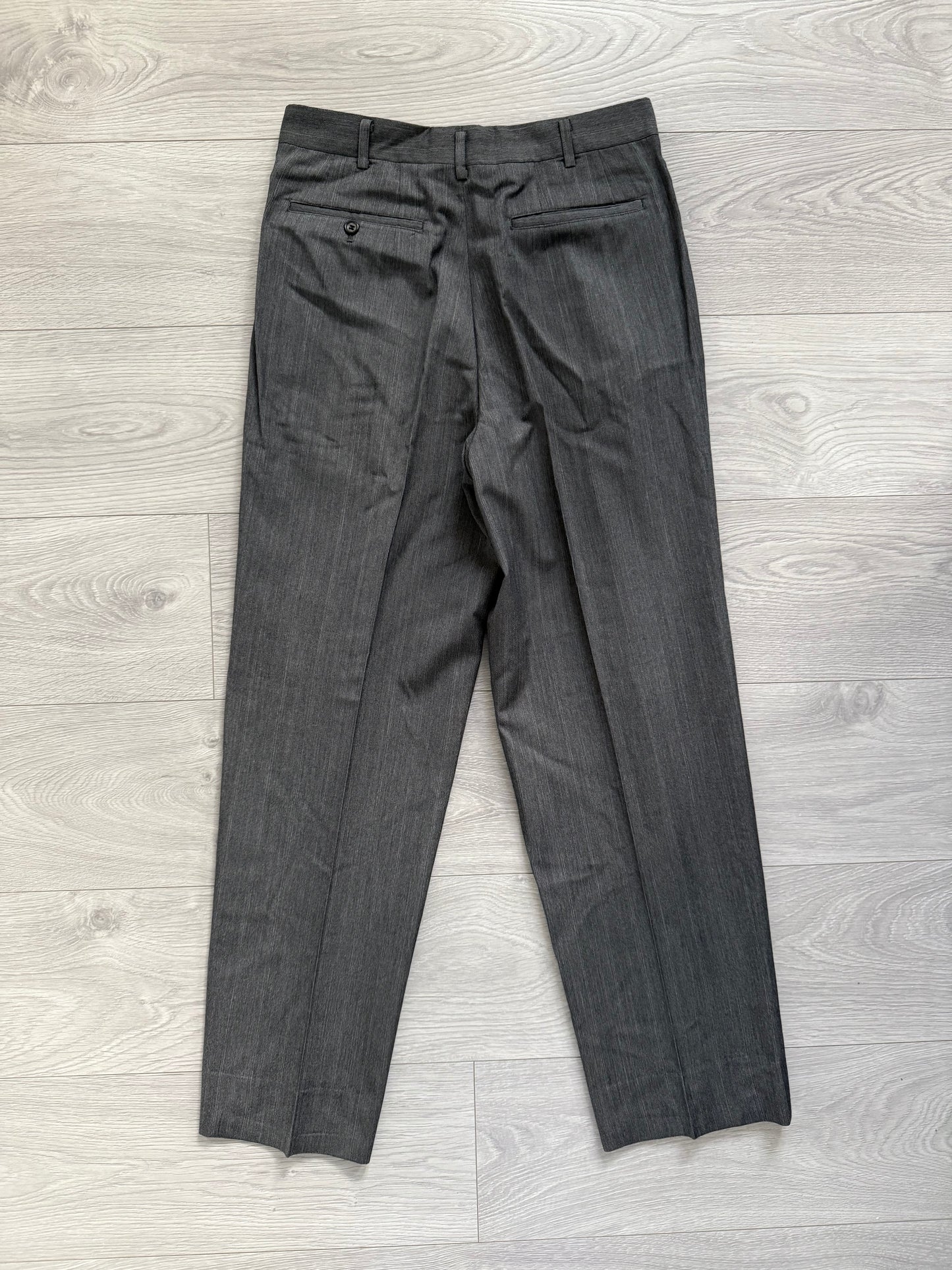 Comme Des Garcons Homme Deux 1989 Double-Breasted Pleated Suit - Size S Jacket / 32" Waist